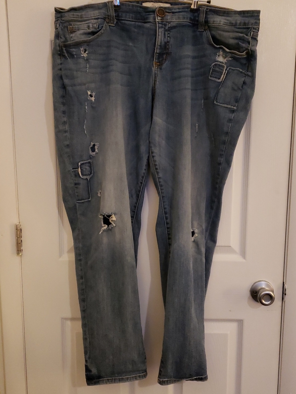 torrid Light Blue Distressed Boyfriend Jeans